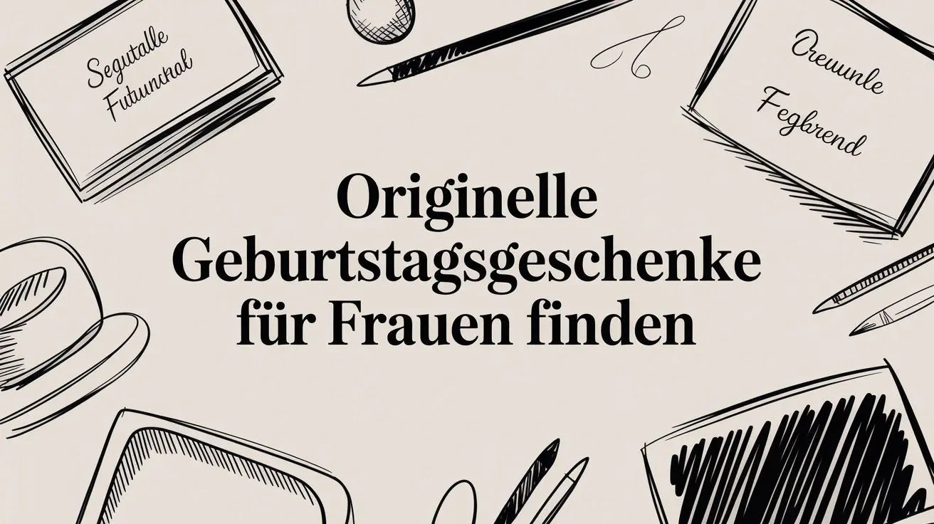 Originelle Geburtstagsgeschenke für Frauen finden