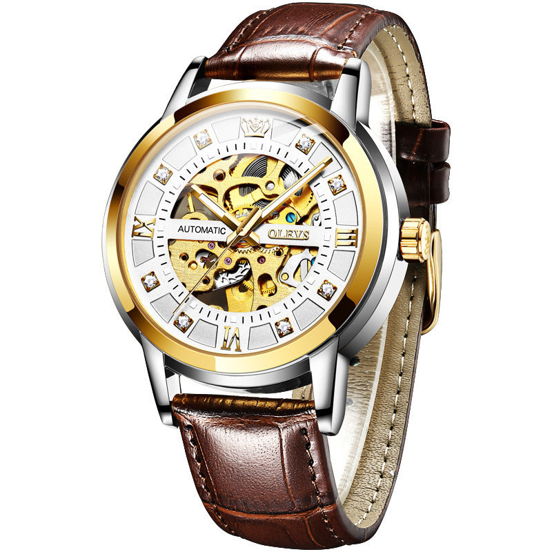 OLEVS Herreur 9901 - Mekanisk, Vandtæt & Lysende