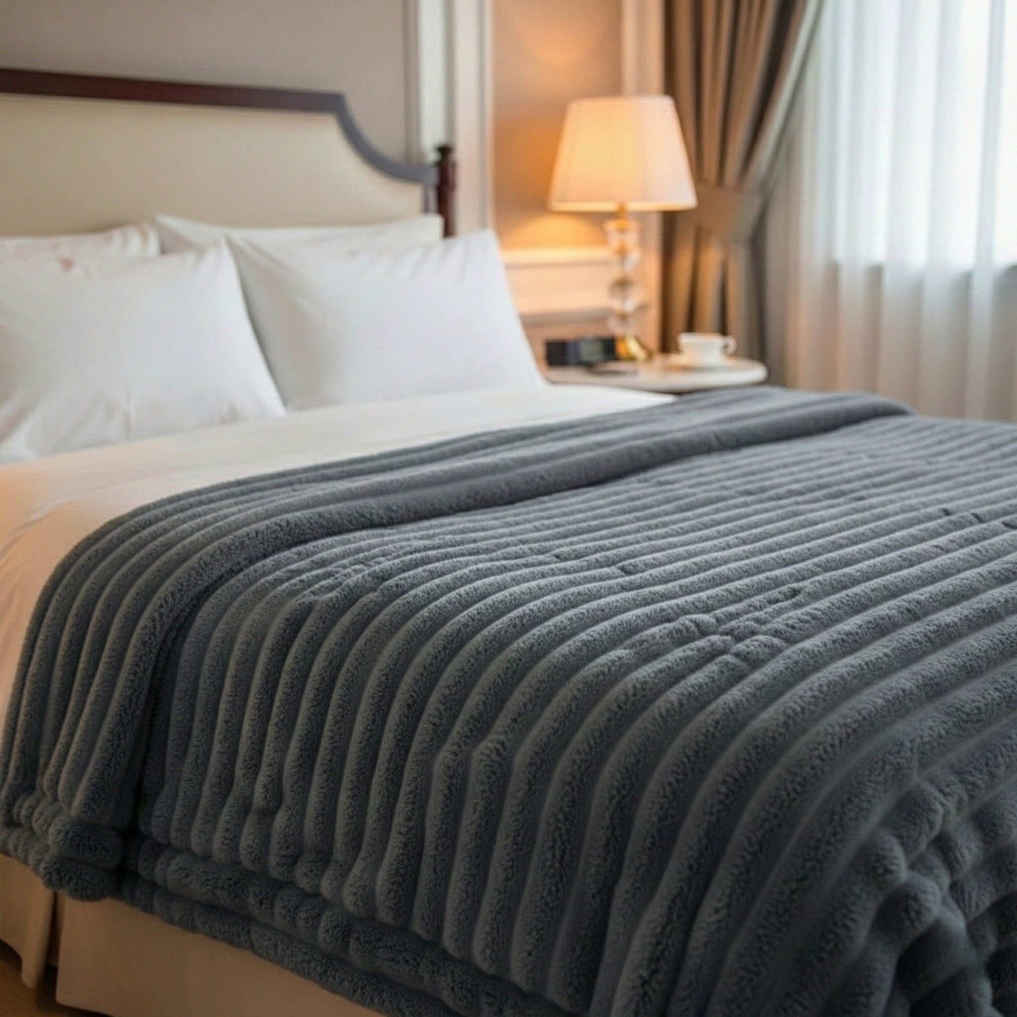 Manta de terciopelo suave como pelaje artificial - Cálida y lujosa