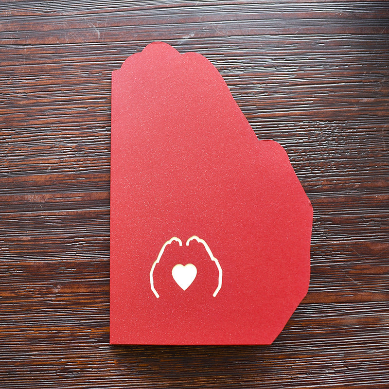 Tarjeta de felicitación 3D de alta calidad - Perfecta para boda y aniversario