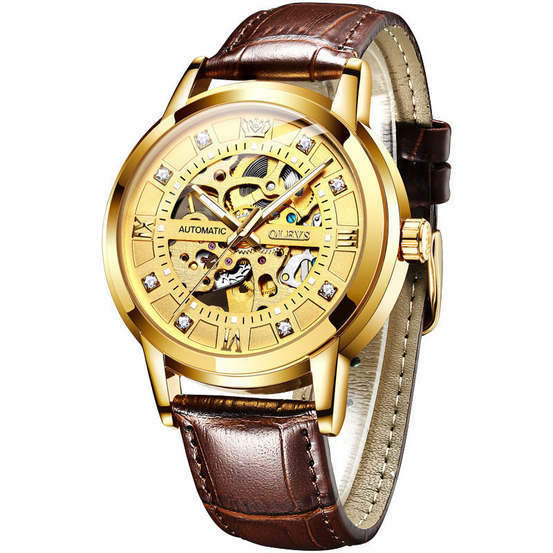 OLEVS Herreur 9901 - Mekanisk, Vandtæt & Lysende