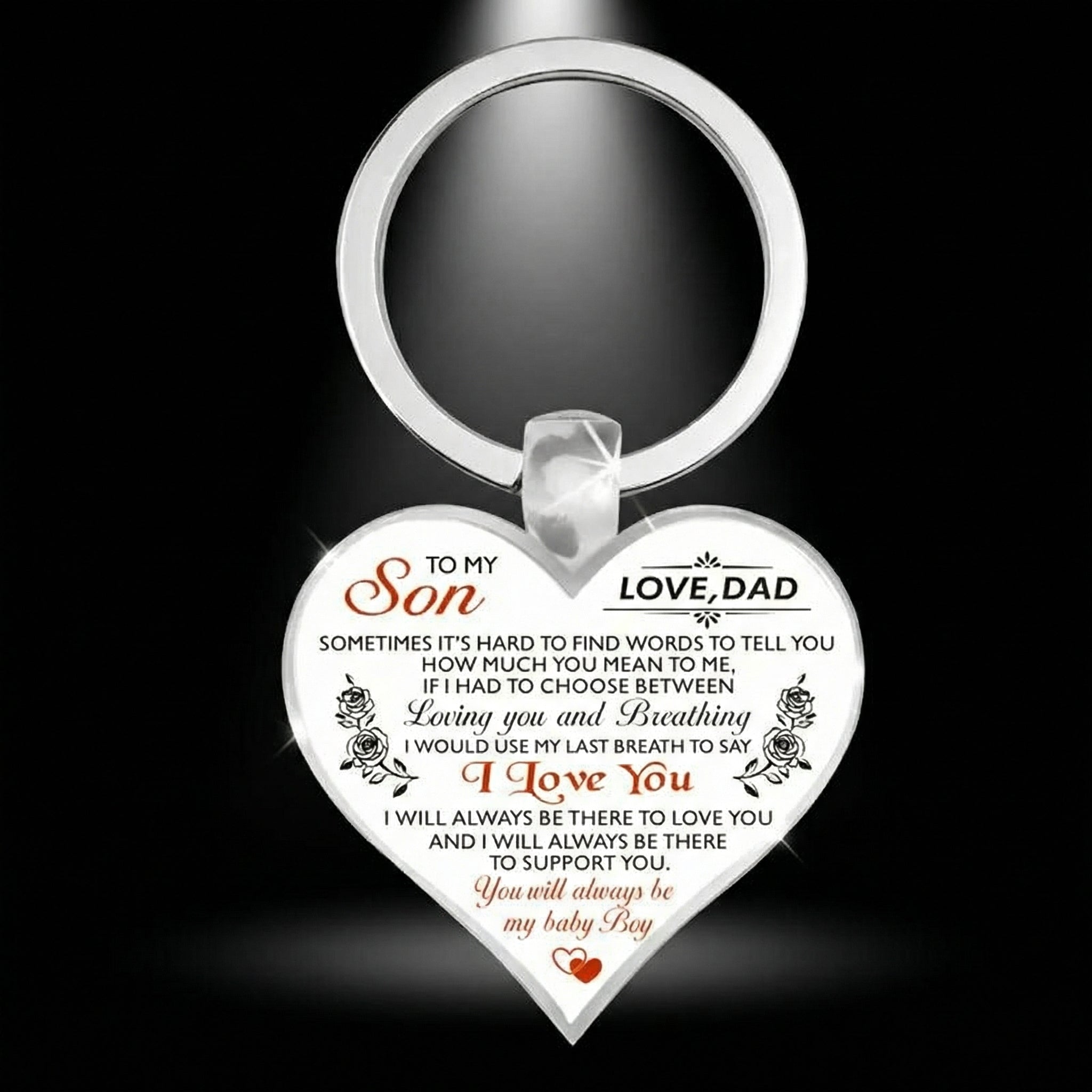 Herz-nøglering "Evig Forbindelse" – Personlig gave til familie og partner