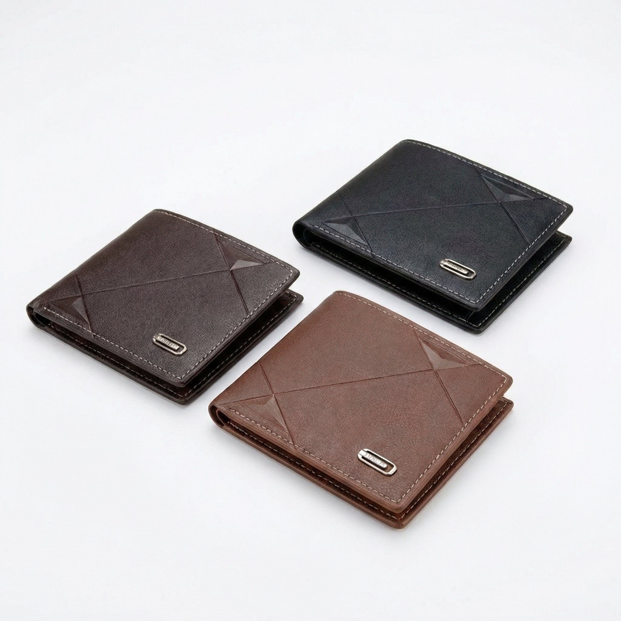 DAIQISI Slim Geldbörse für Männer – Karten & Münzen - Amorlune