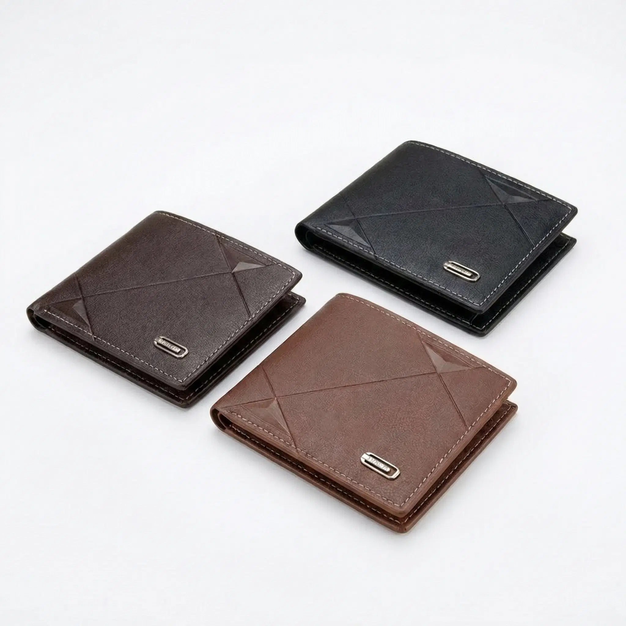 DAIQISI Slim Geldbörse für Männer – Karten & Münzen - Amorlune