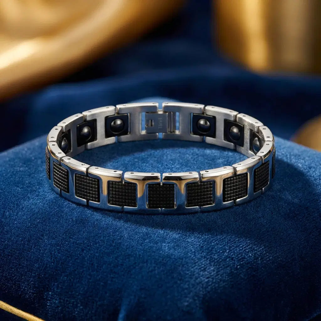 Herren-Armband aus Wolframstahl – Modernes & Maskulines Design - Amorlune