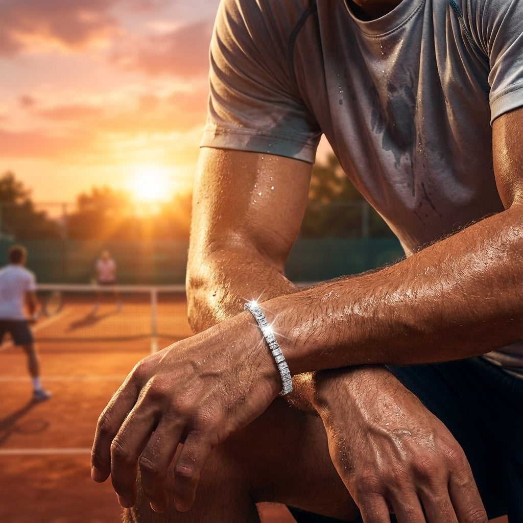 Luxus Tennisarmband Zirkonia – Damen & Herren, 7 oder 8 Zoll, Gold/Roségold/Silber - Amorlune