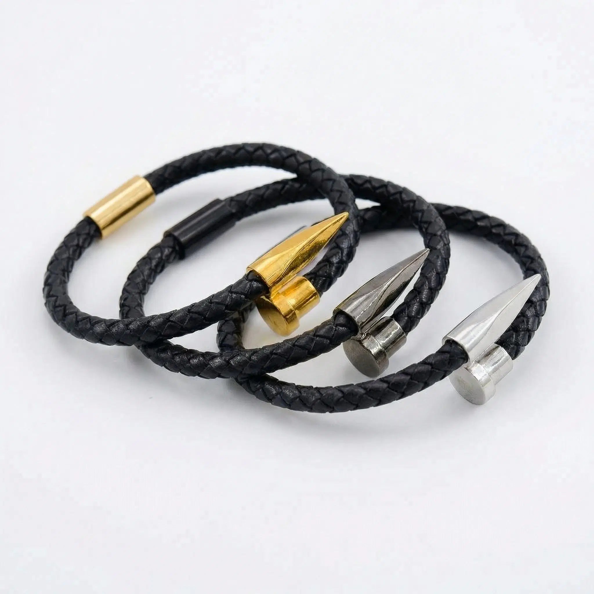 Unisex Armreif „Nail-Design“ - Amorlune