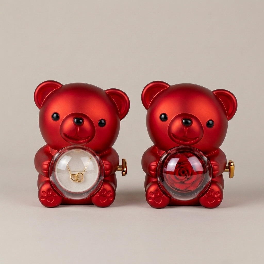 Osito de peluche Rosa Eterna