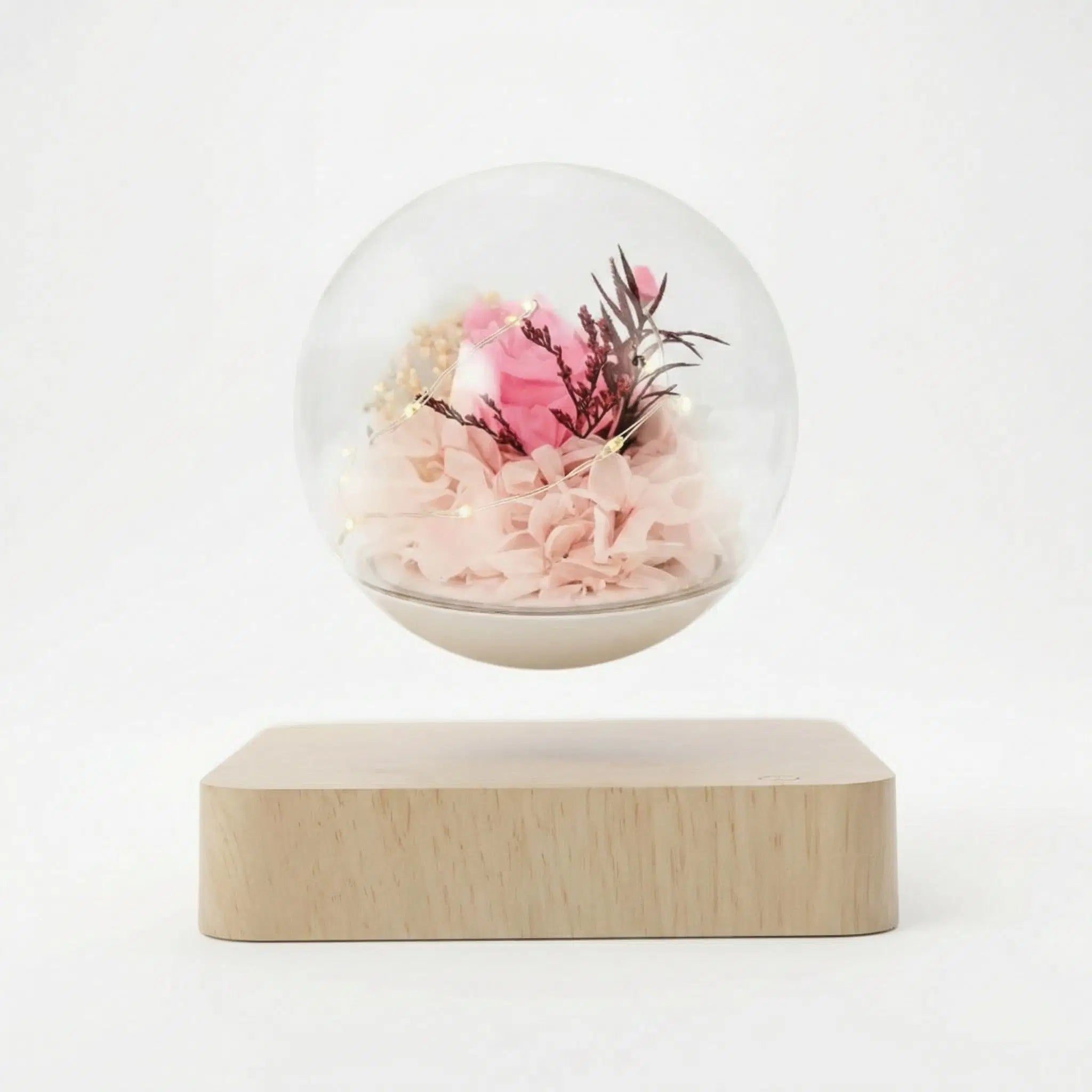Magnetically Floating Eternal Rose - Unique Desk Decoration