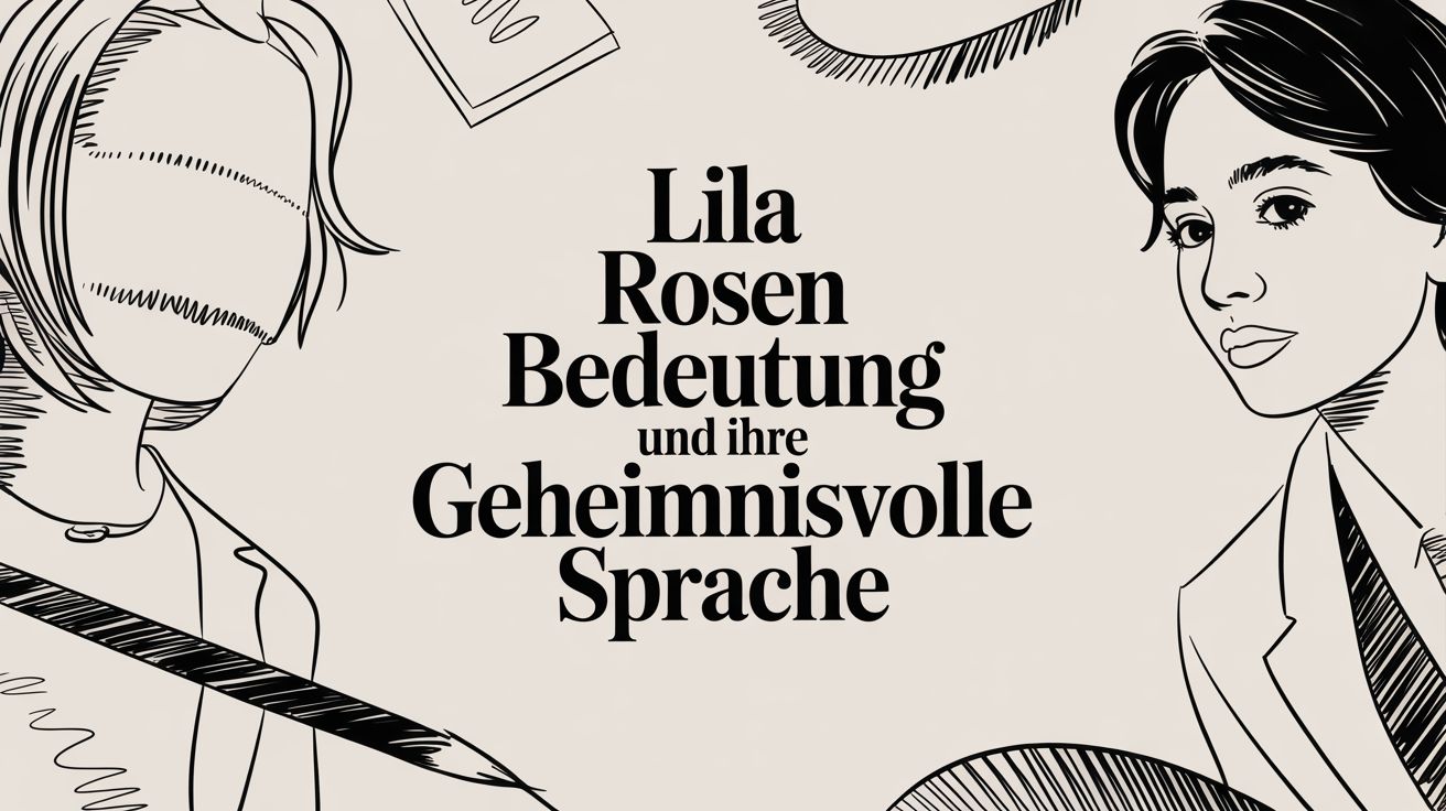 Lila rosen bedeutung und ihre geheimnisvolle sprache