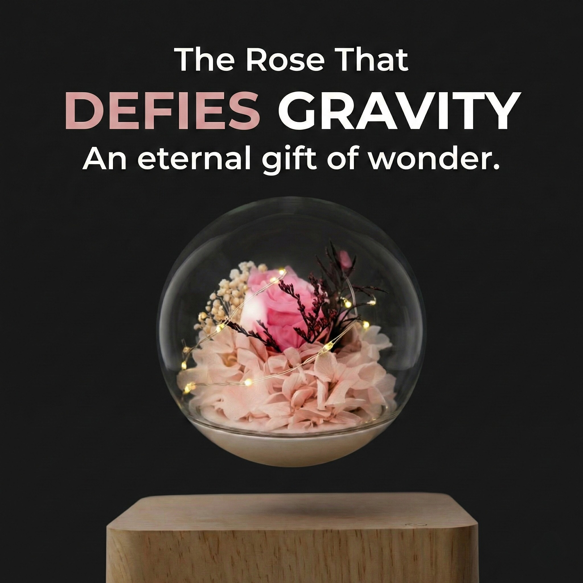 Magnetische Zwevende Rosenbol