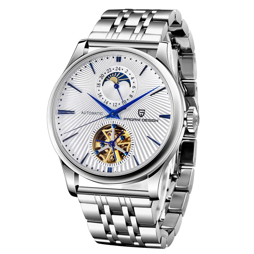 PAGANI DESIGN PD-1656 Automatikur med månefase og safirglas