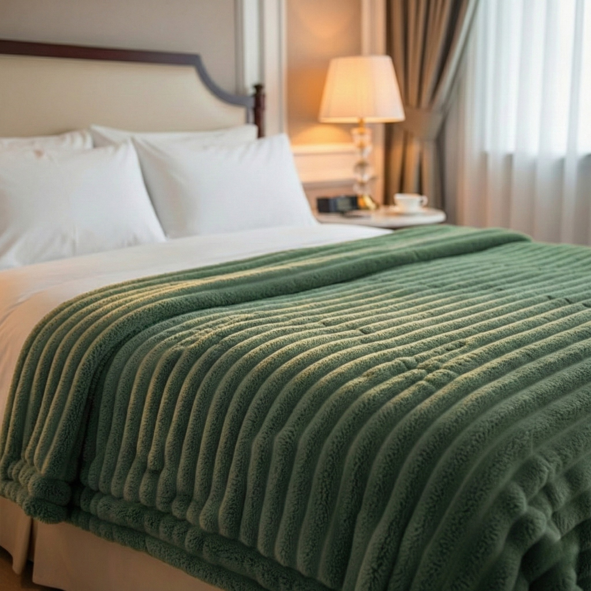 Manta de terciopelo suave como pelaje artificial - Cálida y lujosa