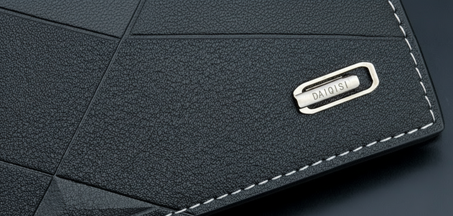 DAIQISI Slim Geldbörse für Männer – Karten & Münzen - Amorlune