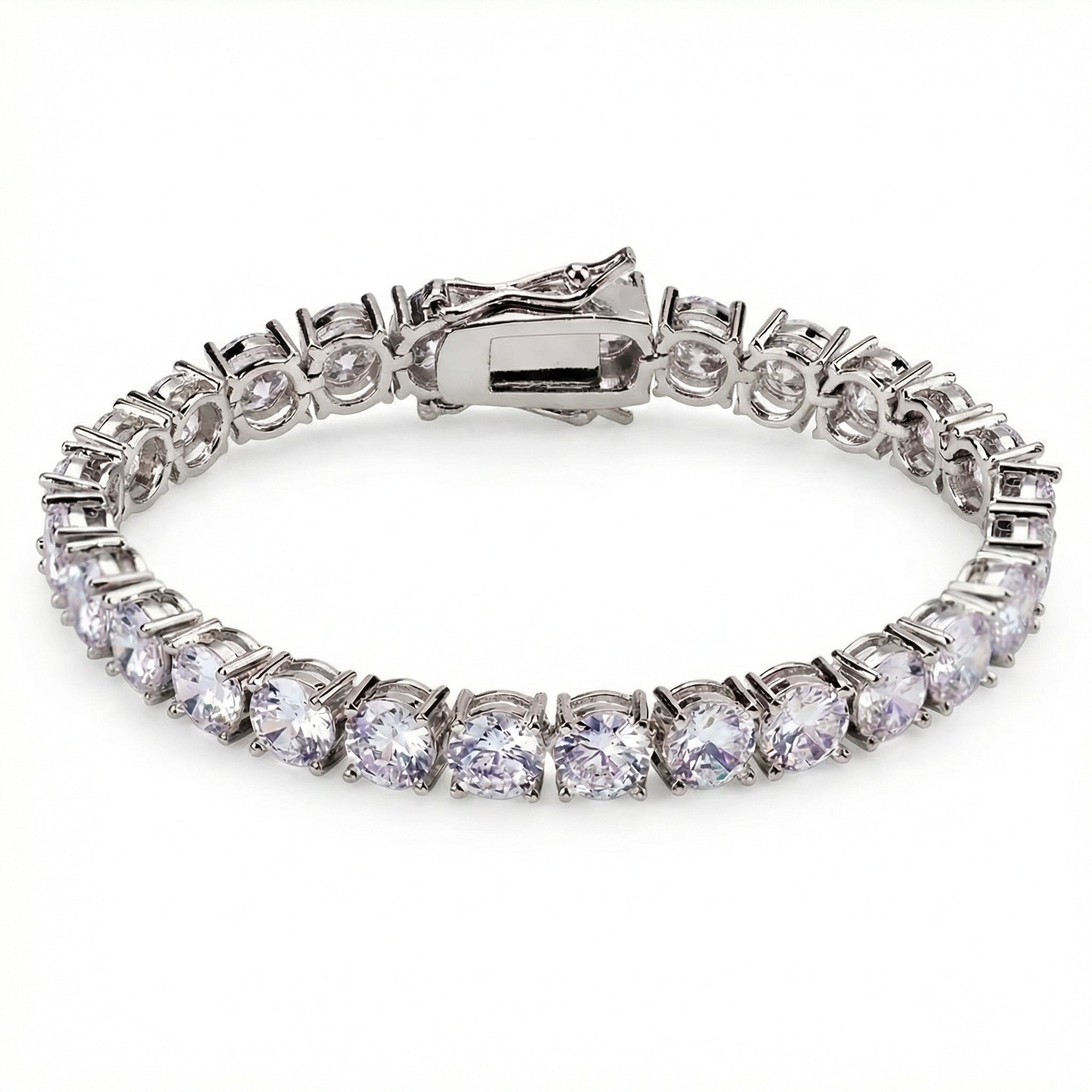 Luxus Tennisarmband Zirkonia – Damen & Herren, 7 oder 8 Zoll, Gold/Roségold/Silber - Amorlune 