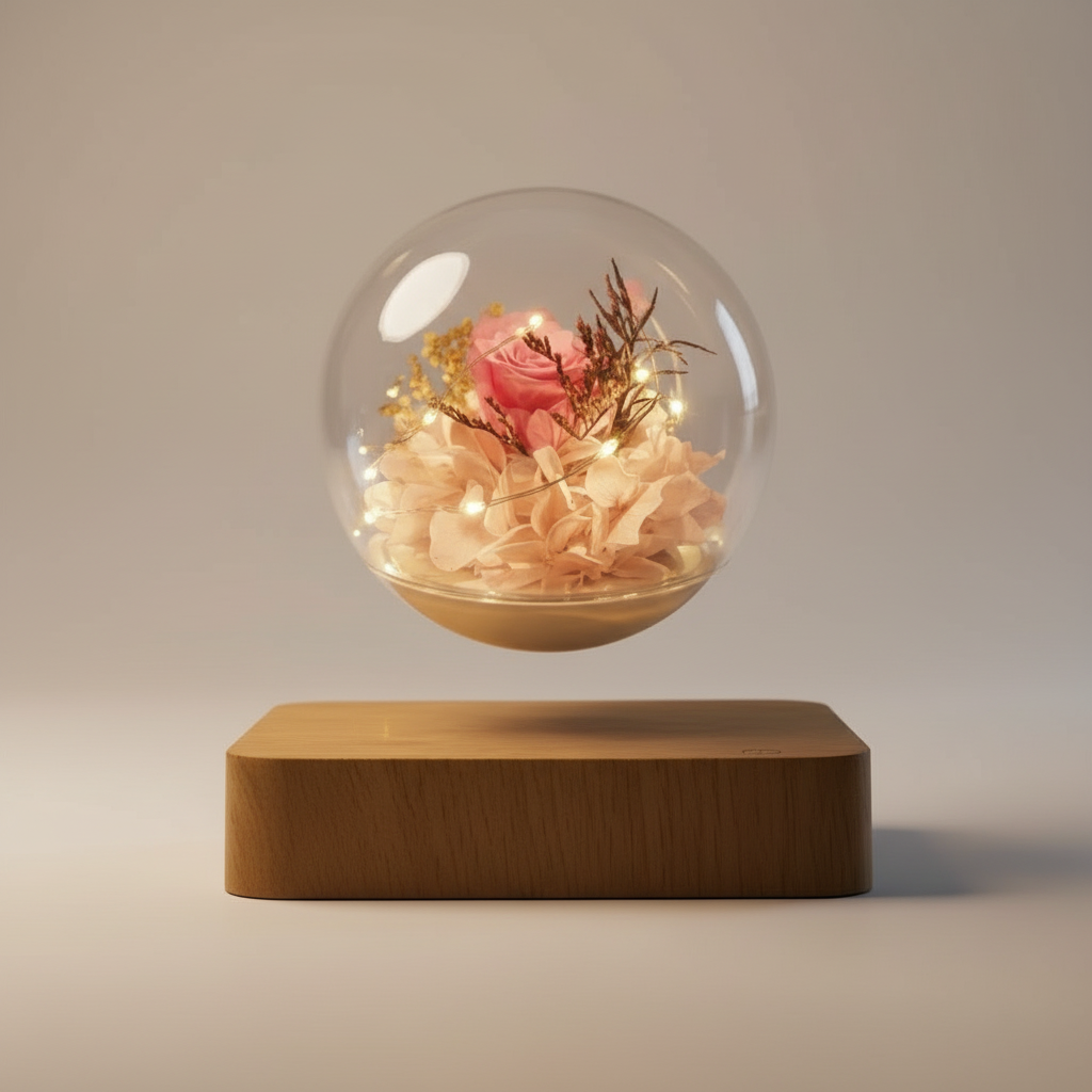 Schwebende Rosenkugel - Amorlune