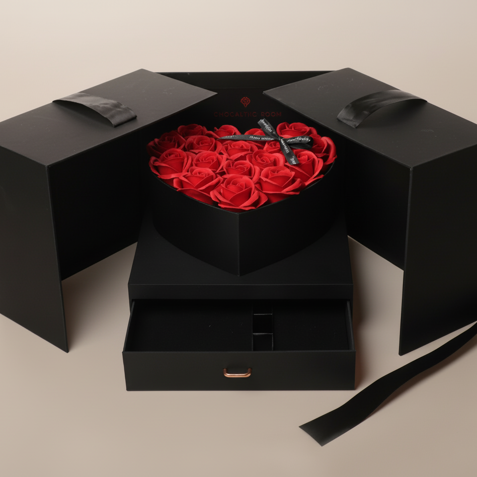 Seifenrosen Geschenkbox - Amorlune