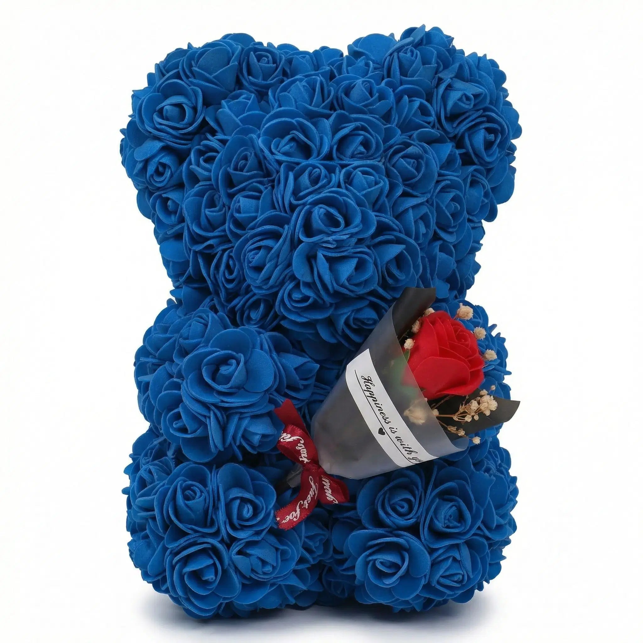 Preserved Rosenbär in Geschenkbox von Amorlune, ideal für Valentinstag, Geburtstag oder Jahrestag, detailreiche Blüten und Verpackung