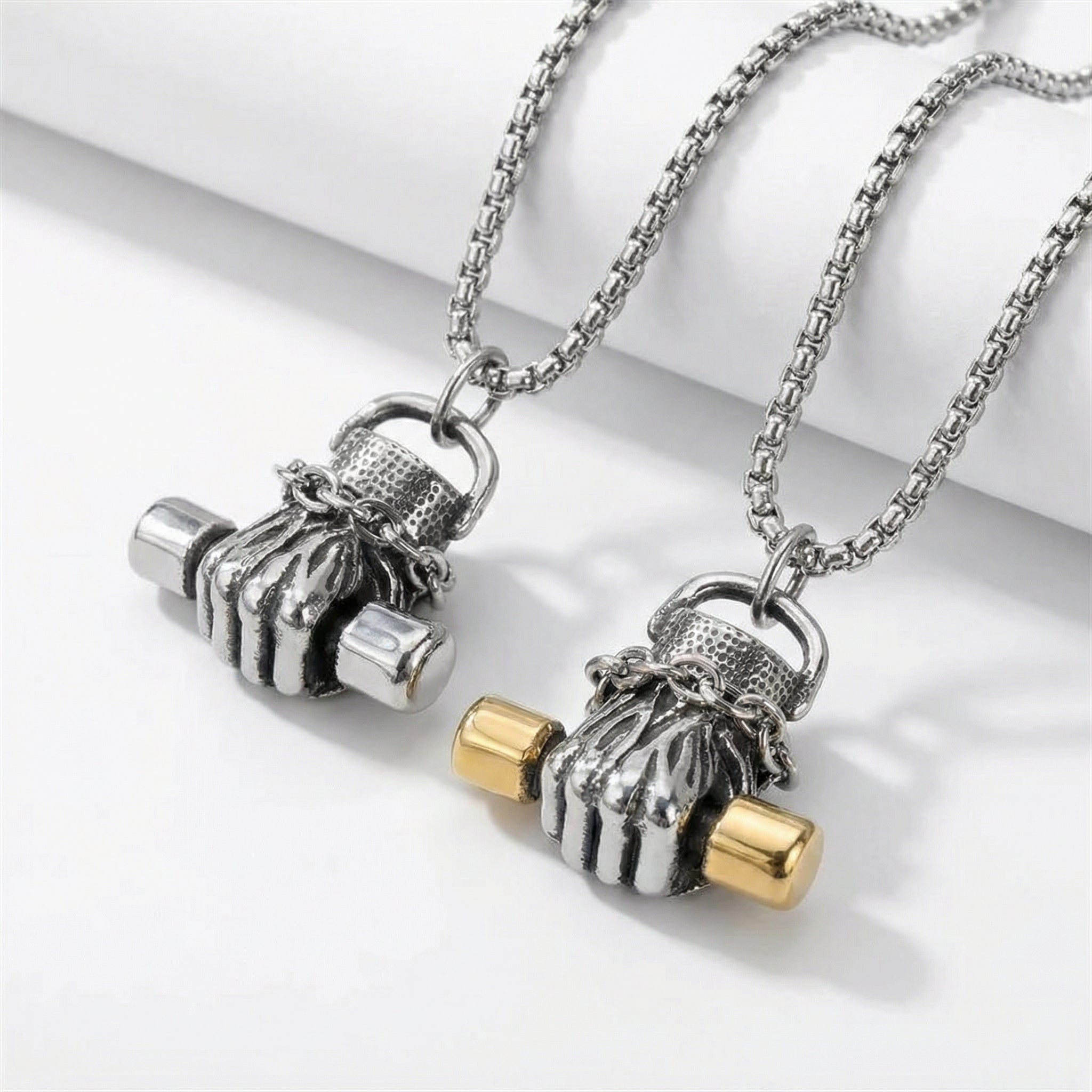 Titanstahl Hantel-Faust Kette - Amorlune 