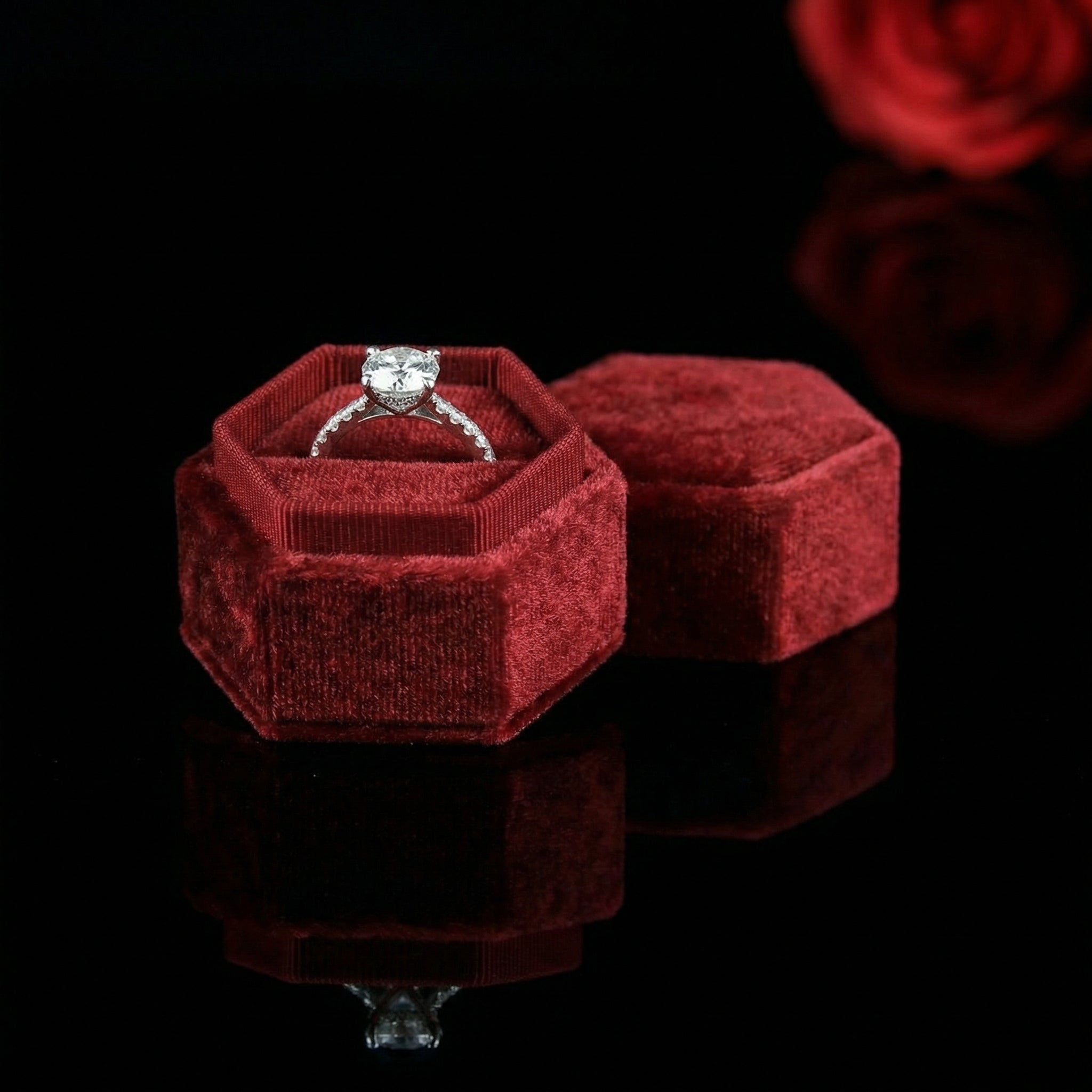 Edle Schmuckschatulle & Geschenkbox für Anträge