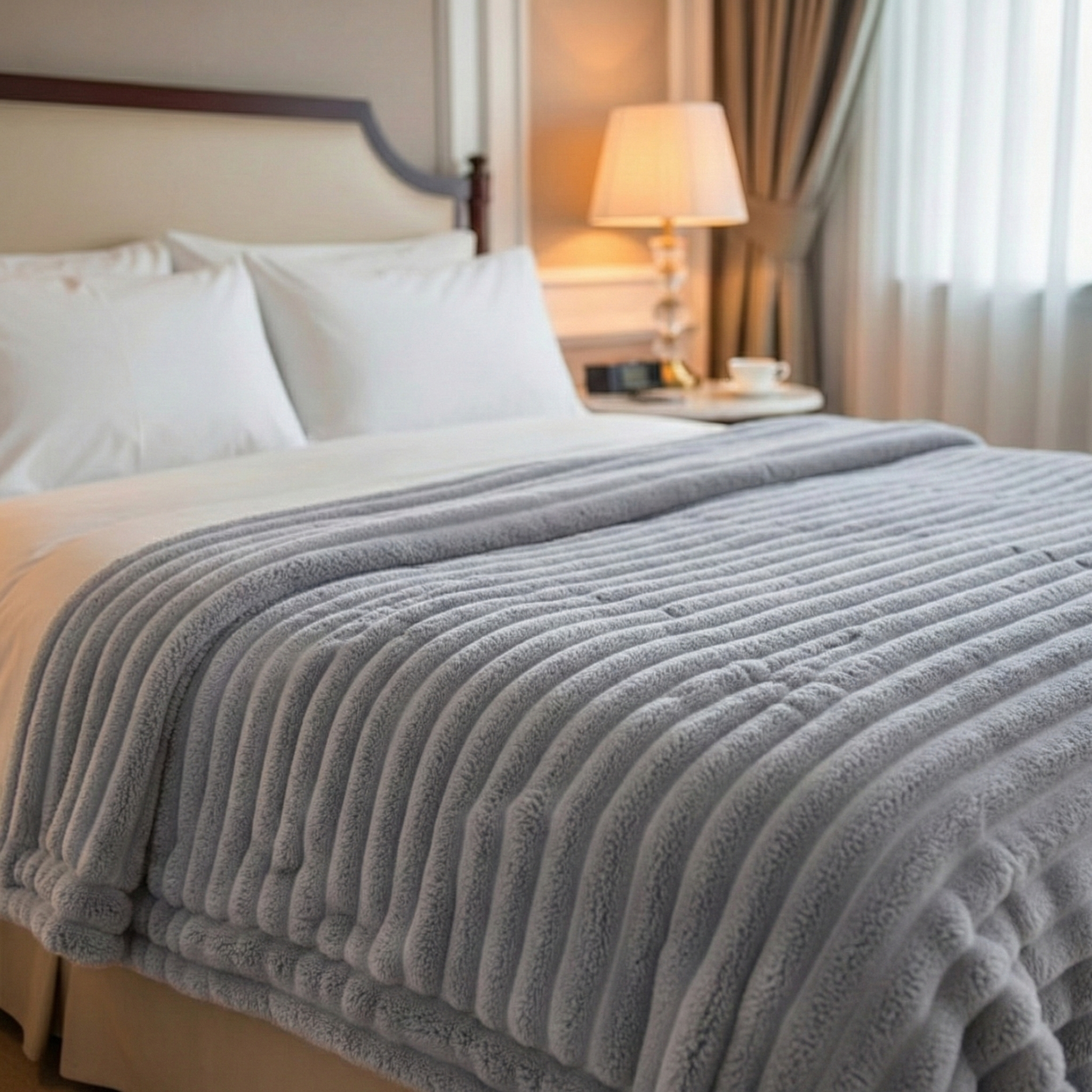 Manta de terciopelo suave como pelaje artificial - Cálida y lujosa