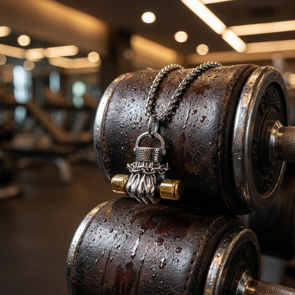 Titanstahl Hantel-Faust Kette