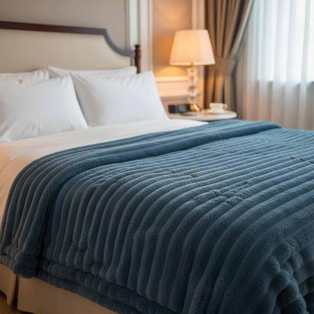 Blød og varm fløjlstæppe af kunstpels - Varm og luksuriøs