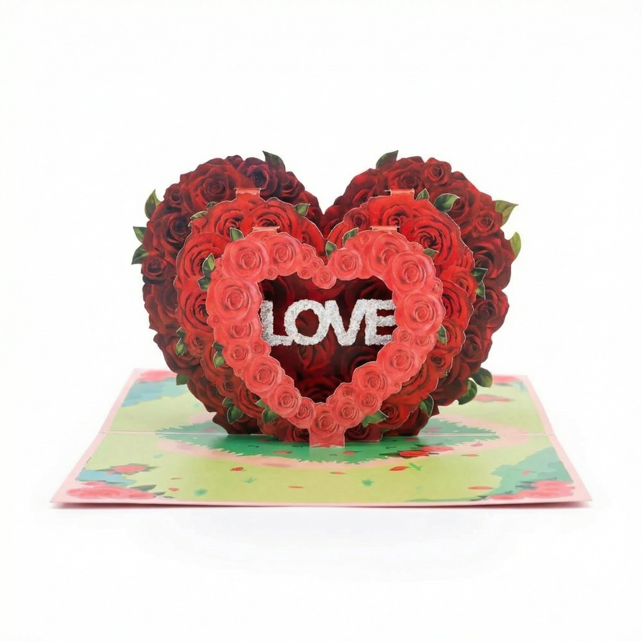 Pop-Up Liebeskarte für Valentinstag & Jahrestage